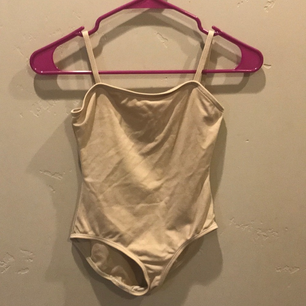A tan leotard
